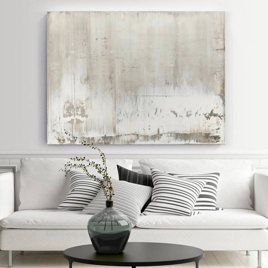 Landscape Hand-painted Abstract Canvas Wall Art for Office 4FBUR